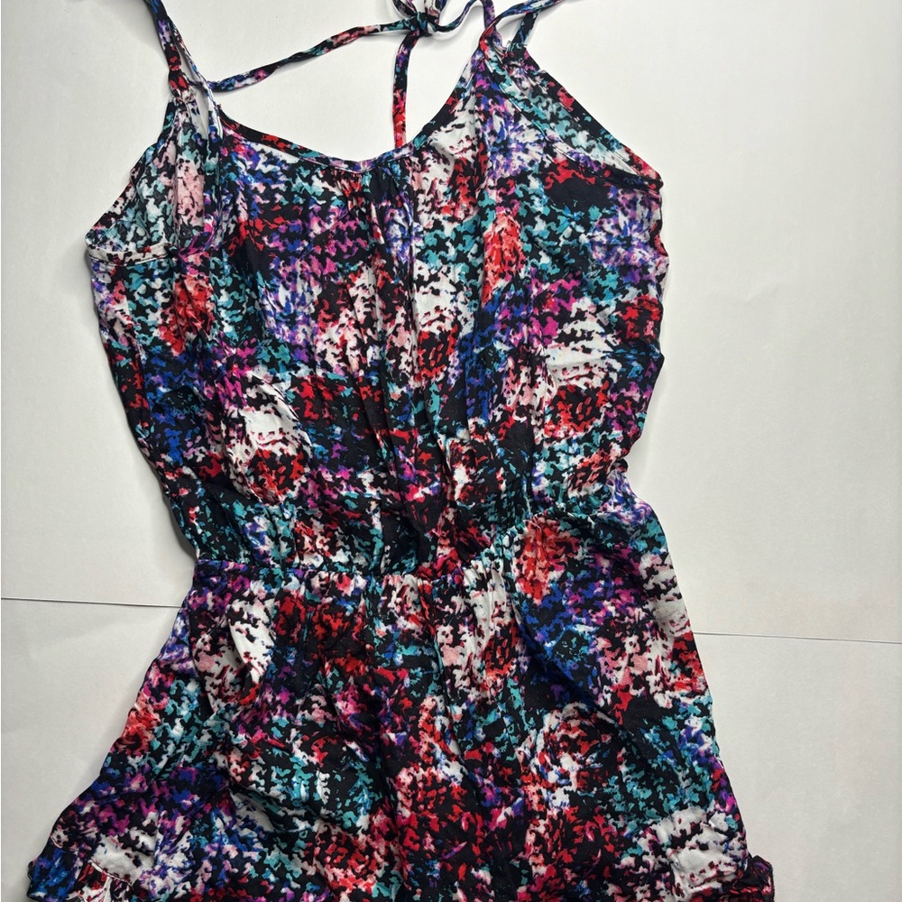 Copper Key Colorful Patterned Jumpsuit